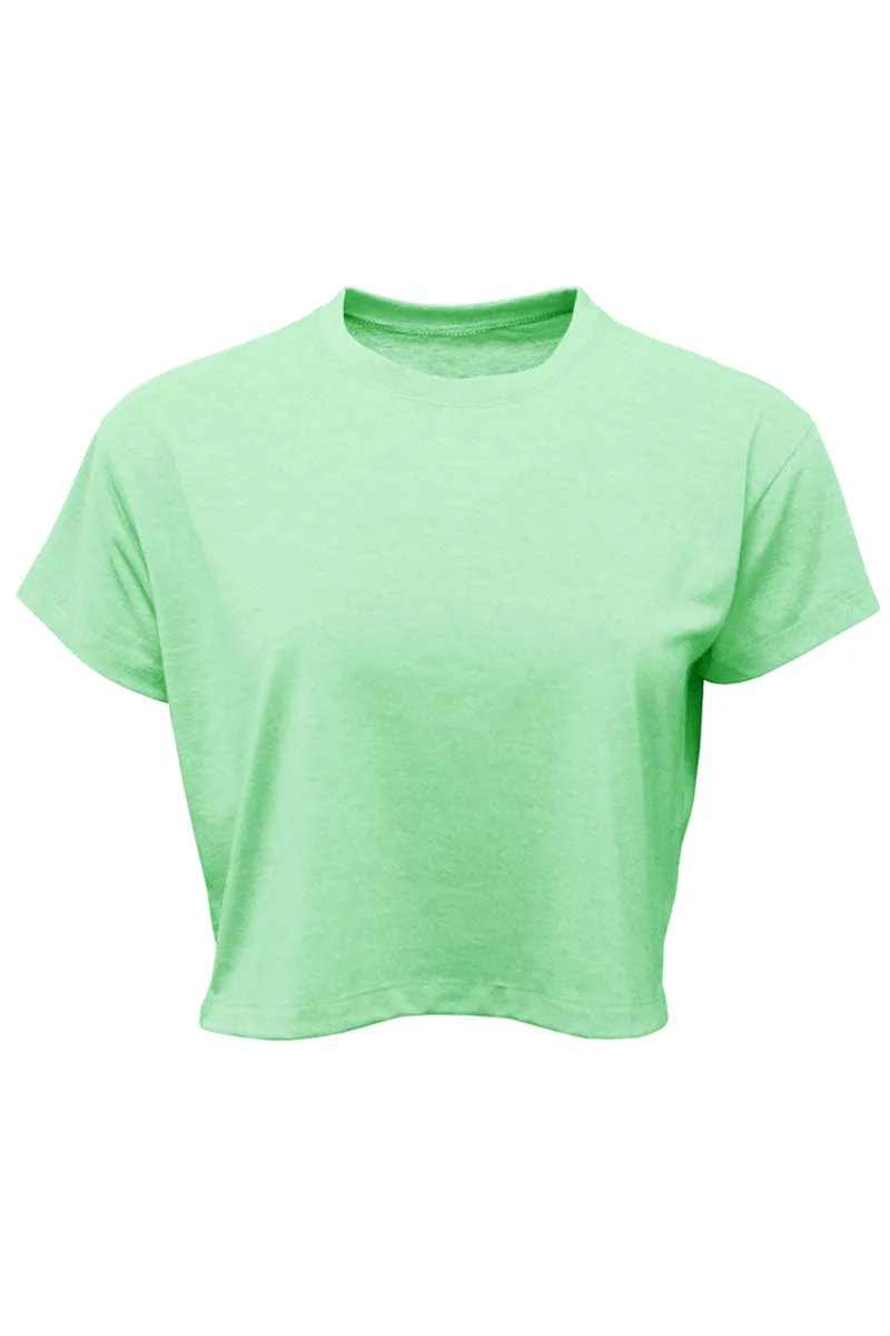 Laws Of Man Cowgirl Women's Soft-Tek Blend Crop T-Shirt